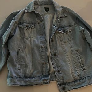 Oversized denim jacket